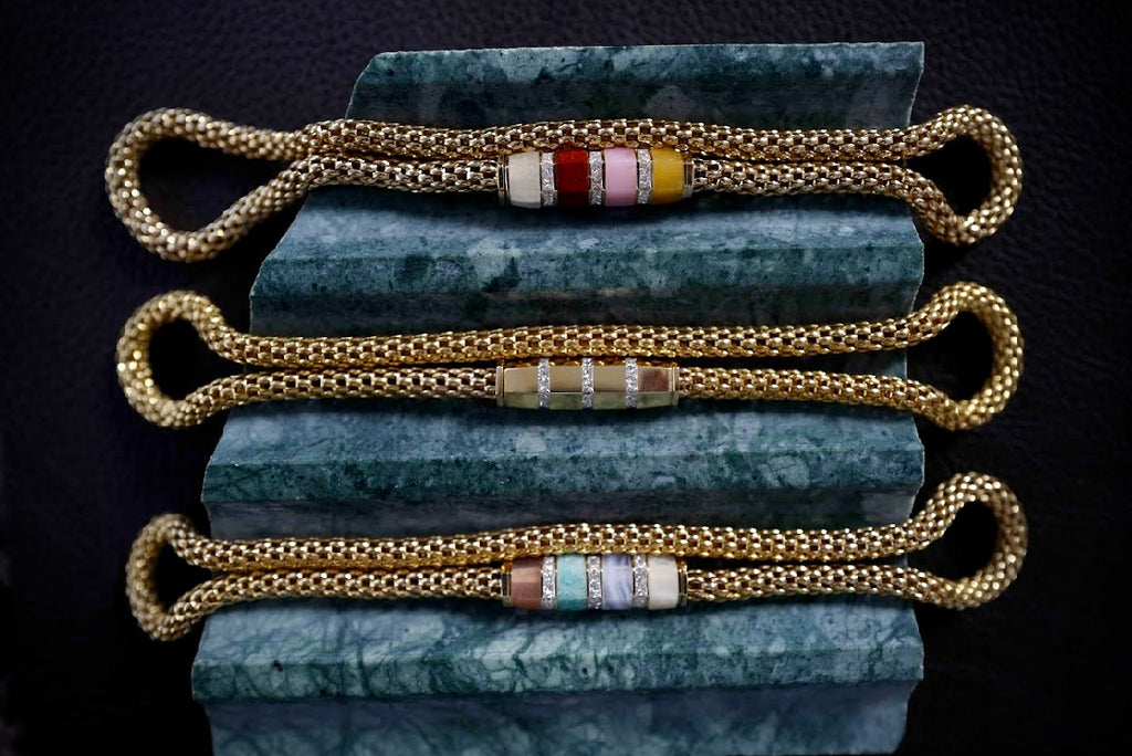 Stella Bar Necklace Inlay