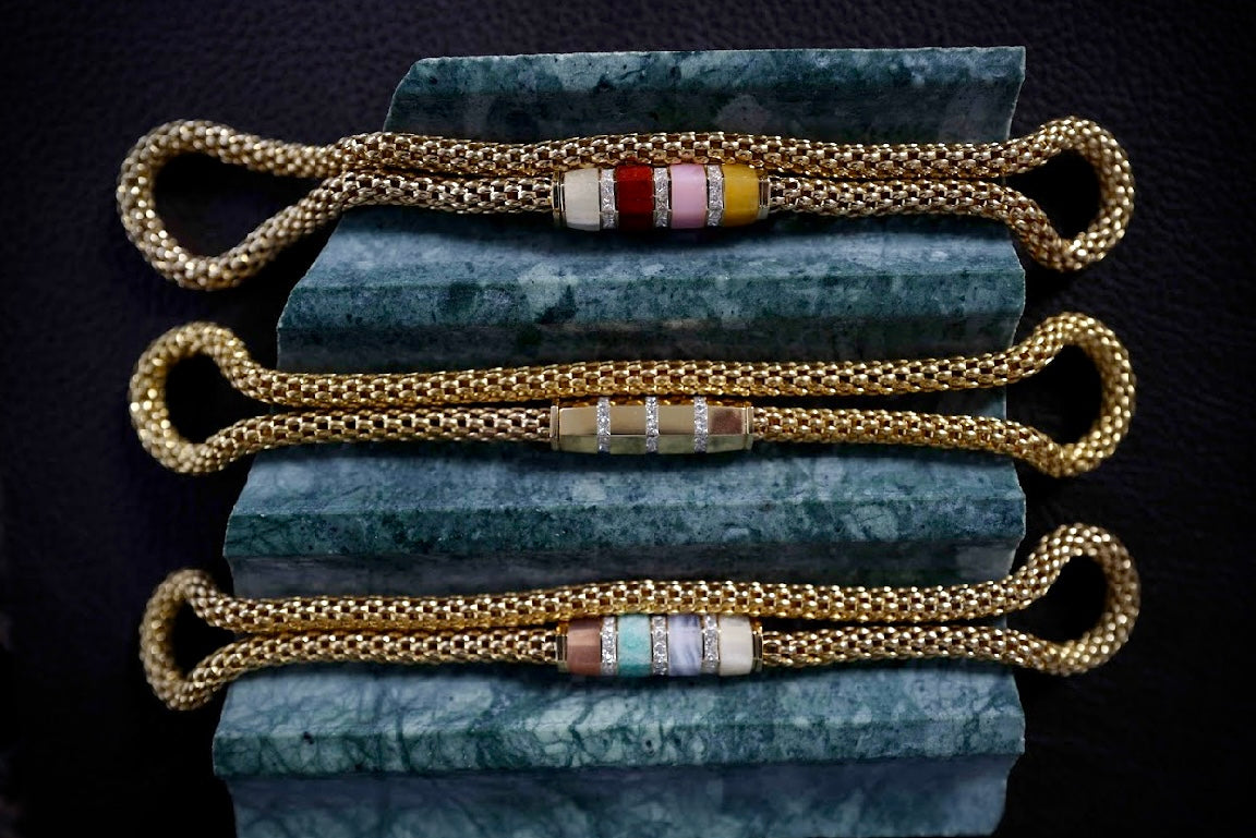 Stella Bar Necklace Inlay