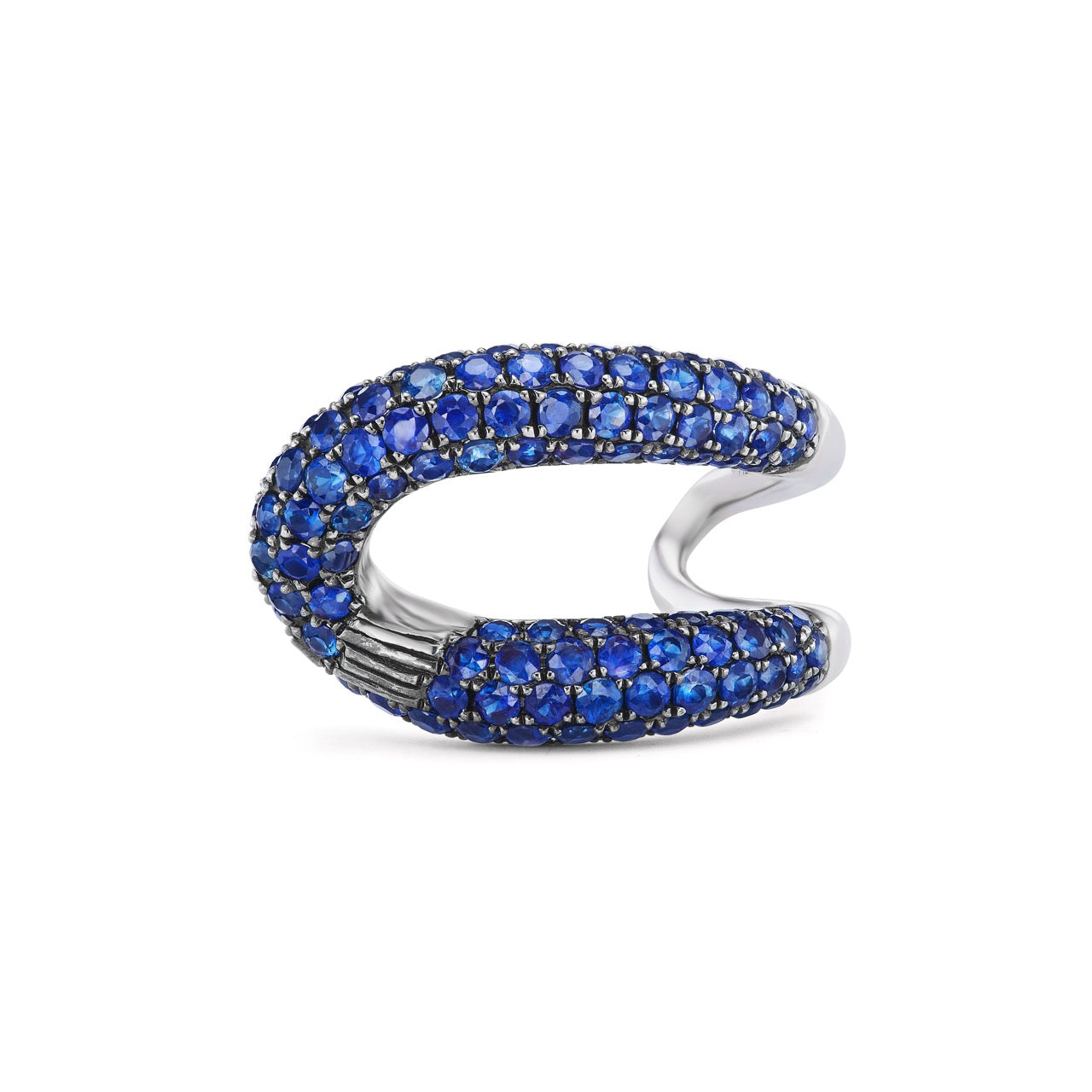 Intertwin Half Blue Sapphire