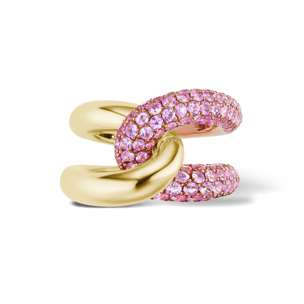 Intertwin Half 18K Gold