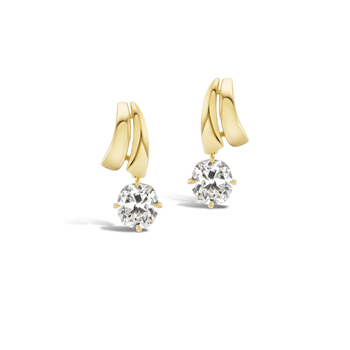Diamond Slim Mira Earrings