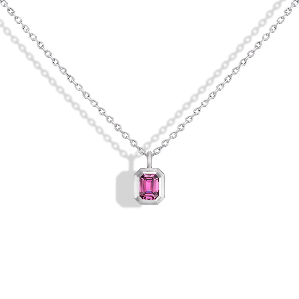 Pink Malaya Garnet Pendant