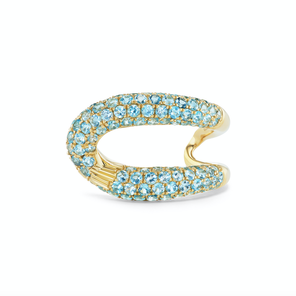 Intertwin Half Blue Topaz