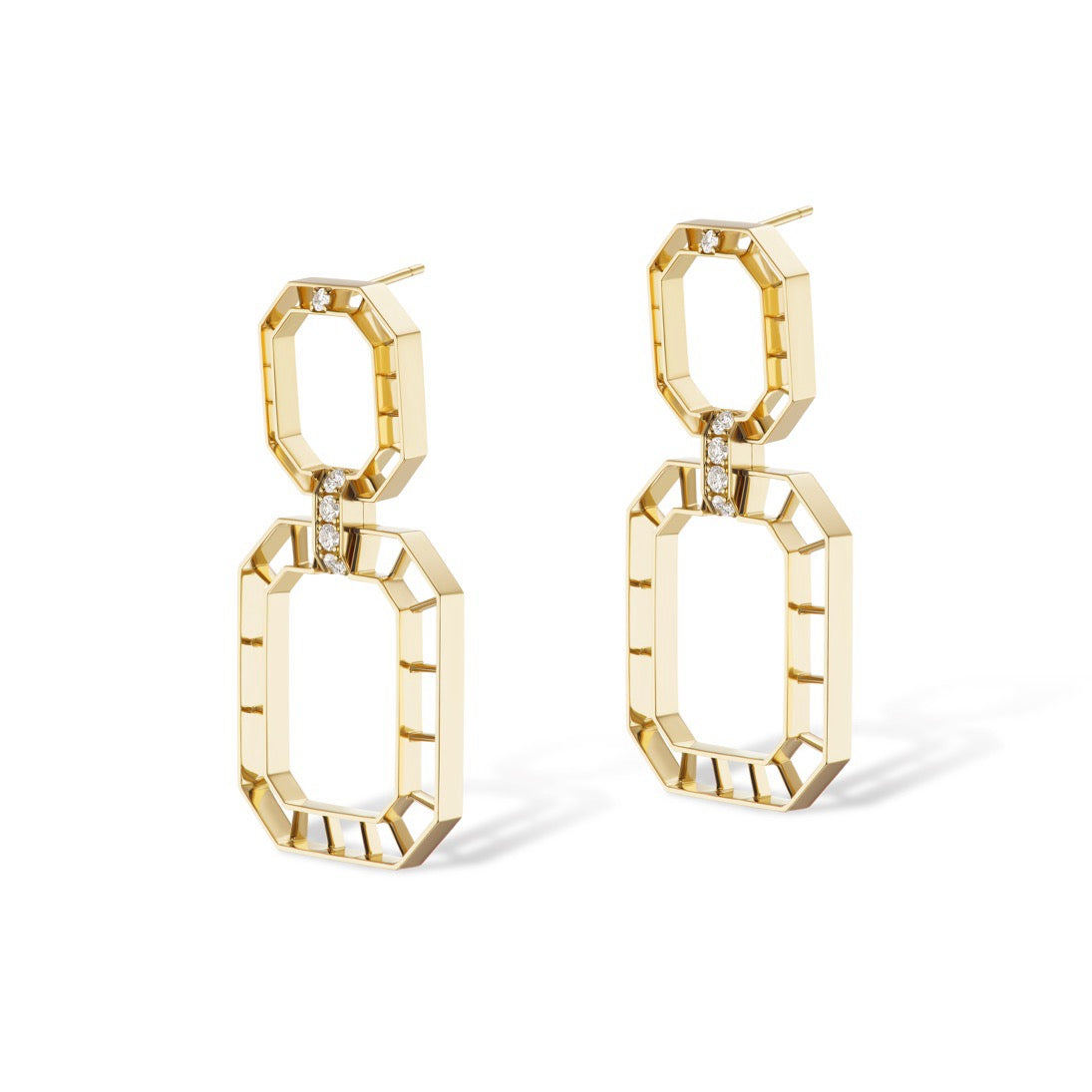 Skeleton Link Earrings