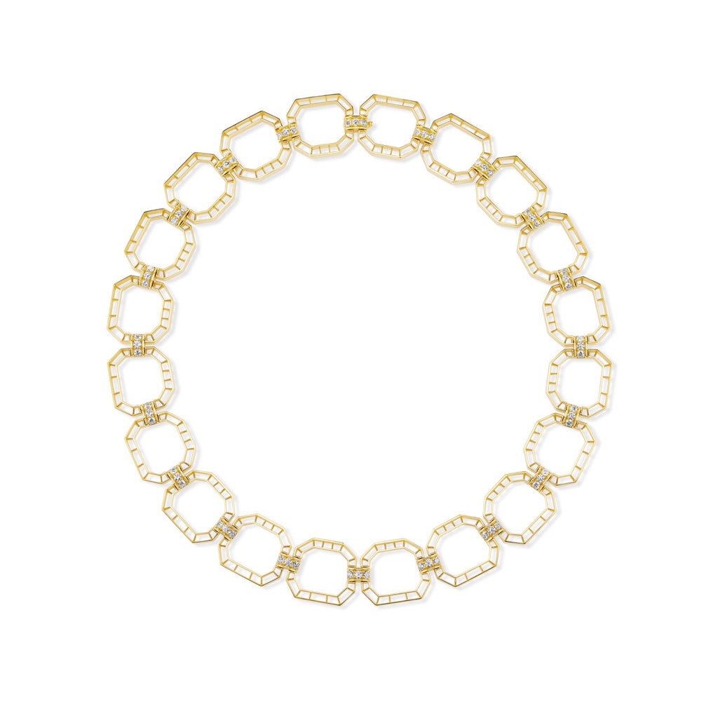 Skeleton Diamond Necklace