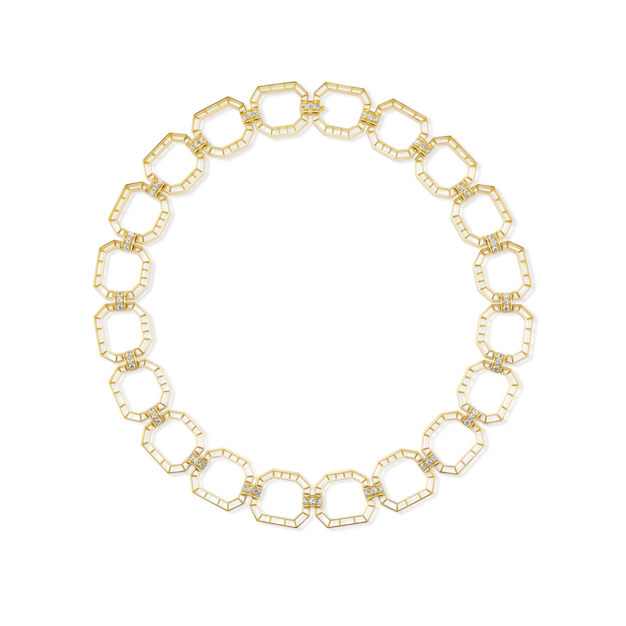 Skeleton Diamond Necklace