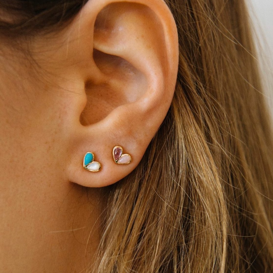 Mini Sweetheart Studs