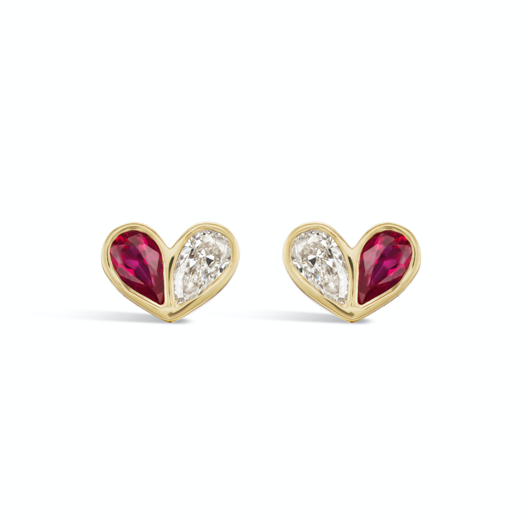 Mini Sweetheart Studs