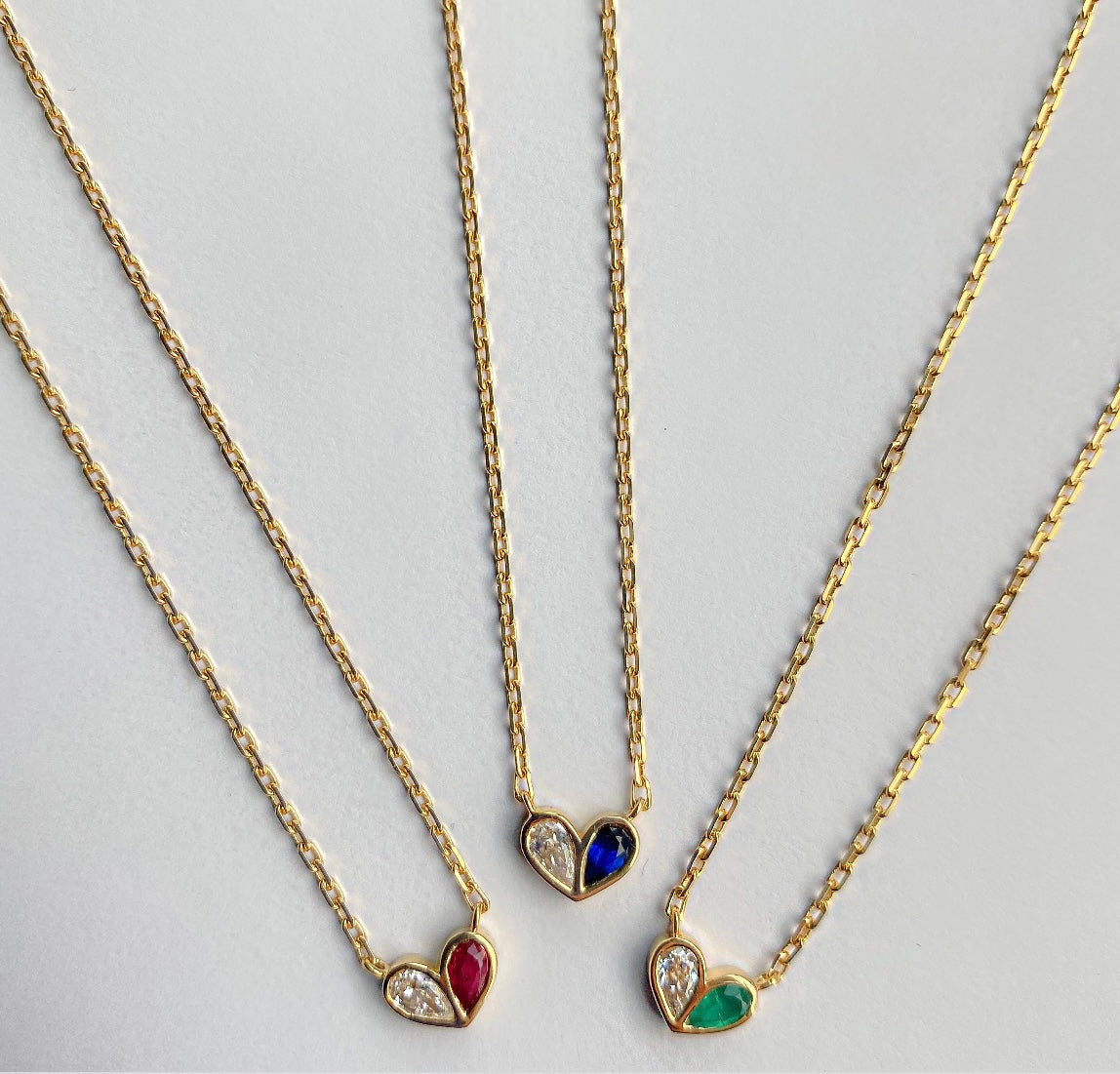 Sweetheart Necklace Diamond & Turquoise