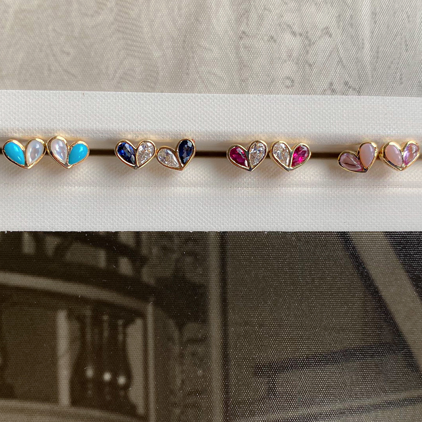 Mini Sweetheart Studs