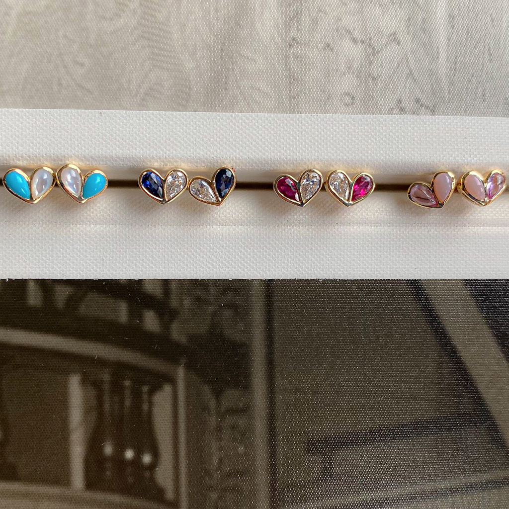 Mini Sweetheart Studs